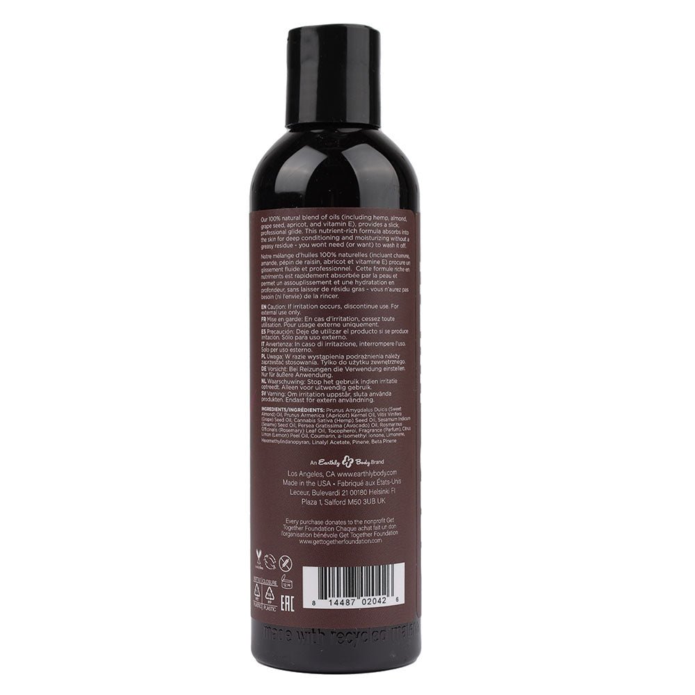 Hemp Seed Massage & Body Oil - Skinny Dip (Vanilla & Fairy Floss) Scented - 237 ml Bottle – Sex toys NZ by Naughtyhut. Discreet delivery nationwide.