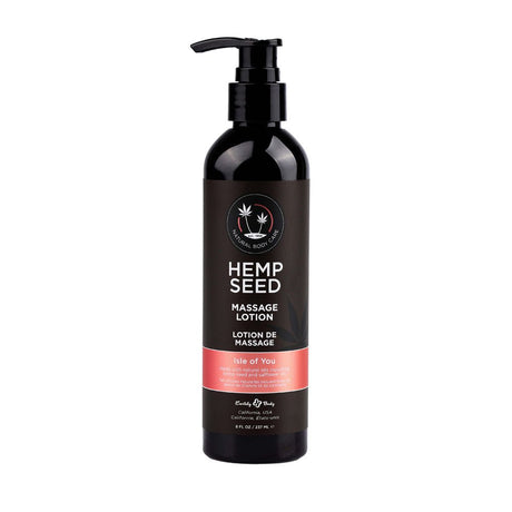 Buy Hemp Seed Massage Lotion - Isle Of You (Coconut Water, Citrus & Vanilla) Scented - 237 ml Bottle – Naughtyhut NZ sex toys online. Discreet delivery & top brands.