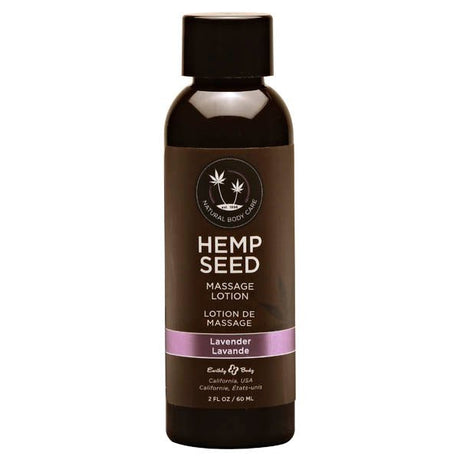 Buy Hemp Seed Massage Lotion - Lavender Scented - 59 ml Bottle – Naughtyhut NZ sex toys online. Discreet delivery & top brands.