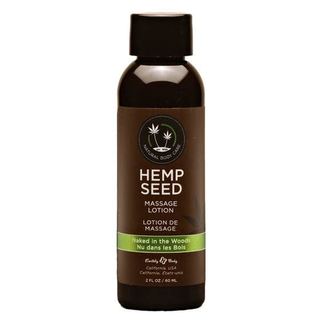 Buy Hemp Seed Massage Lotion - Naked In The Woods (White Tea & Ginger) Scented - 59 ml Bottle – Naughtyhut NZ sex toys online. Discreet delivery & top brands.
