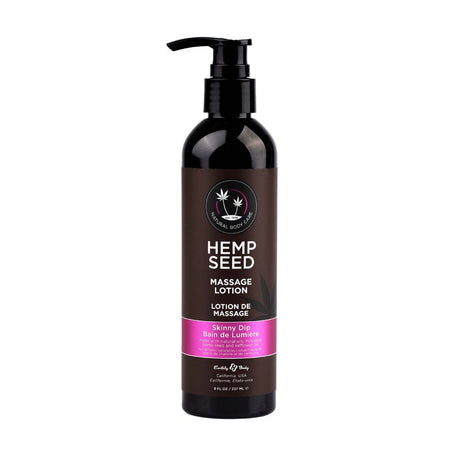Buy Hemp Seed Massage Lotion - Skinny Dip (Vanilla & Fairy Floss) Scented - 237 ml Bottle – Naughtyhut NZ sex toys online. Discreet delivery & top brands.