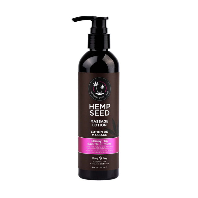 Buy Hemp Seed Massage Lotion - Skinny Dip (Vanilla & Fairy Floss) Scented - 237 ml Bottle – Naughtyhut NZ sex toys online. Discreet delivery & top brands.