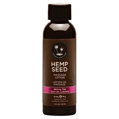 Buy Hemp Seed Massage Lotion - Skinny Dip (Vanilla & Faiy Floss) Scented - 59 ml Bottle – Naughtyhut NZ sex toys online. Discreet delivery & top brands.