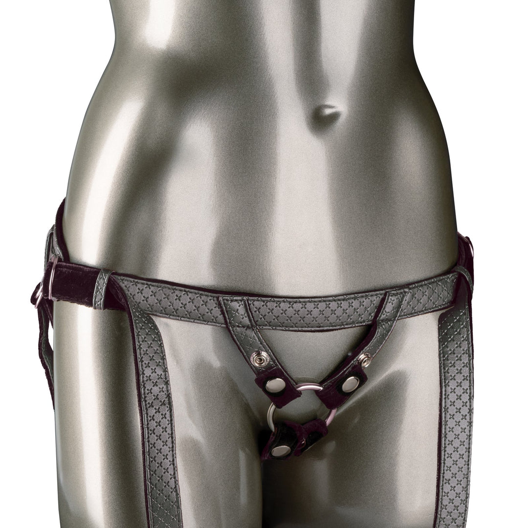 Her Royal Harness The Regal Duchess - Pewter – Sex toys NZ by Naughtyhut. Discreet delivery nationwide.