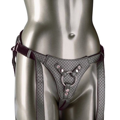 Buy Her Royal Harness The Regal Queen - Pewter – Naughtyhut NZ sex toys online. Discreet delivery & top brands.