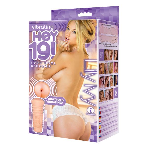 Buy Hey 19! Lilly Ivy - Flesh Teen Vibrating Anal Masturbator – Naughtyhut NZ sex toys online. Discreet delivery & top brands.