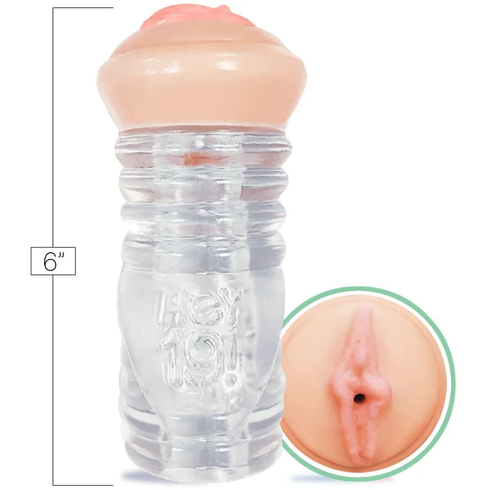 Hey 19! Lucy Tyler - Flesh/Clear Teen Vagina Stroker – Sex toys NZ by Naughtyhut. Discreet delivery nationwide.