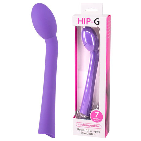 Buy Hip G Rechargeable - Purple USB Rechargeable Vibrator – Naughtyhut NZ sex toys online. Discreet delivery & top brands.
