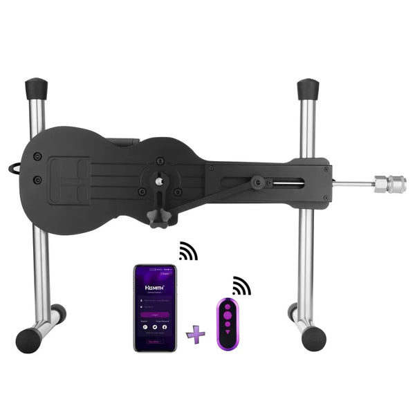 Hismith Mini Pro sex machine in black with app and remote control