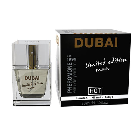 Buy Hot Pheromone Dubai - Limited Edition Man - Pheromone Cologne for Men - 30ml – Naughtyhut NZ sex toys online. Discreet delivery & top brands.