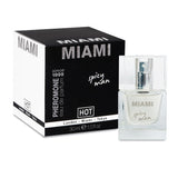 Buy Hot Pheromone Miami - Spicy Man - Pheromone Cologne for Men - 30ml – Naughtyhut NZ sex toys online. Discreet delivery & top brands.
