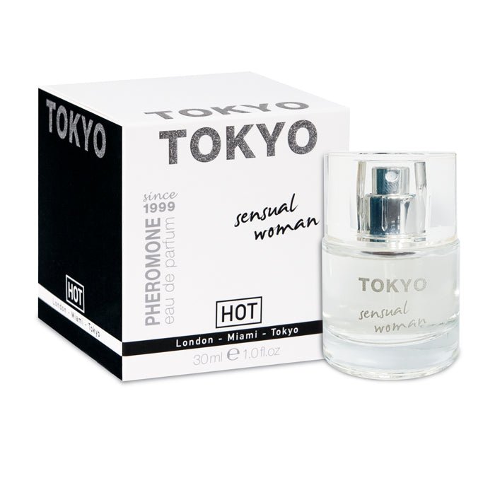 Buy Hot Pheromone Tokyo - Sensual Woman - Pheromone Perfume for Women - 30 ml Bottle – Naughtyhut NZ sex toys online. Discreet delivery & top brands.