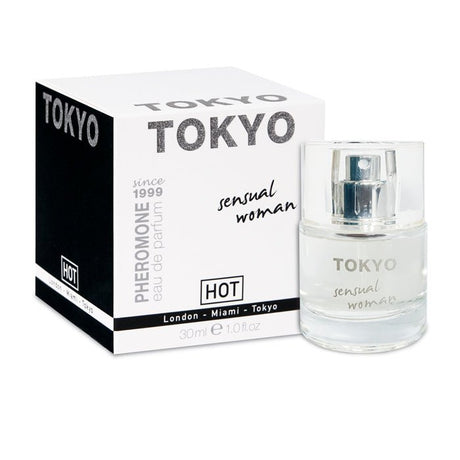 Buy Hot Pheromone Tokyo - Sensual Woman - Pheromone Perfume for Women - 30 ml Bottle – Naughtyhut NZ sex toys online. Discreet delivery & top brands.