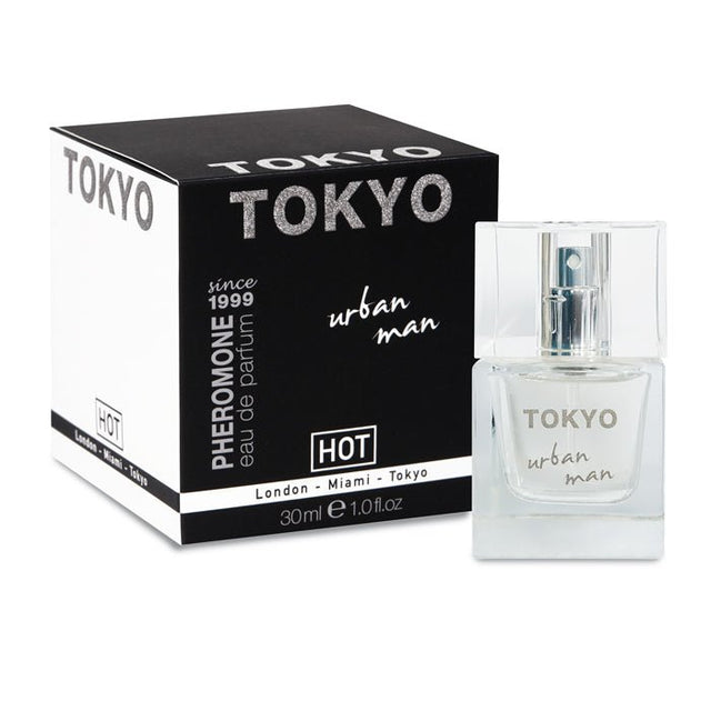 Buy Hot Pheromone Tokyo - Urban Man - Pheromone Cologne for Men - 30ml – Naughtyhut NZ sex toys online. Discreet delivery & top brands.