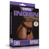 Buy Ingen Easy Strap - On Harness - Black Adjustable Strap - On Harness (No Probe Included) – Naughtyhut NZ sex toys online. Discreet delivery & top brands.