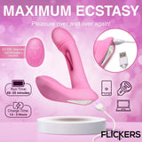Buy Inmi Flickers G - Flick Flicking G - Spot Vibrator - Pink 15 cm USB Rechargeable Flicking Vibrator with Remote – Naughtyhut NZ sex toys online. Discreet delivery & top brands.