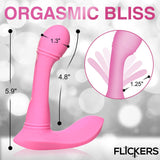 Buy Inmi Flickers G - Flick Flicking G - Spot Vibrator - Pink 15 cm USB Rechargeable Flicking Vibrator with Remote – Naughtyhut NZ sex toys online. Discreet delivery & top brands.