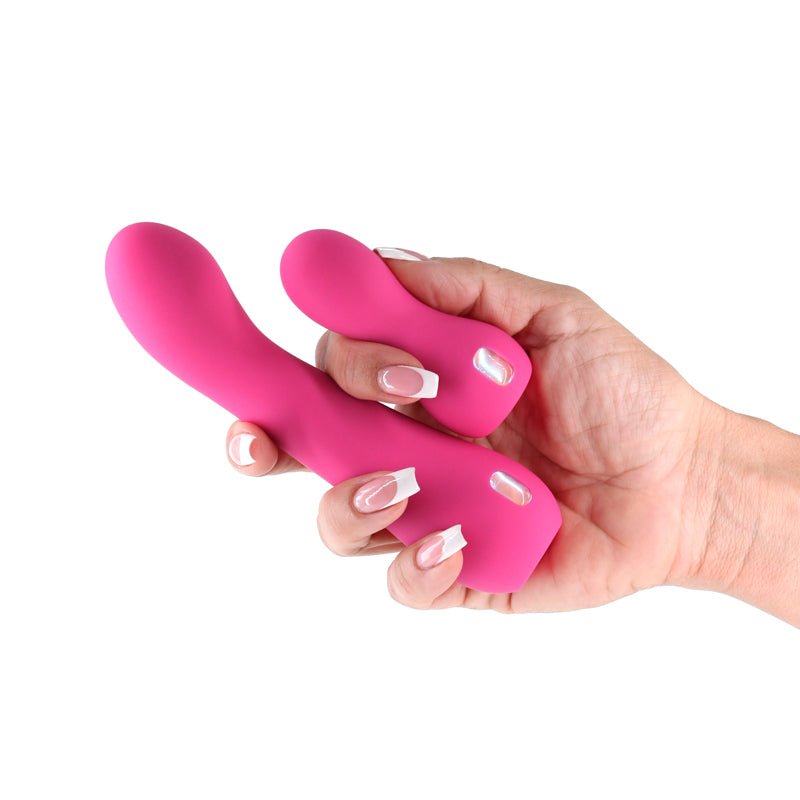 Buy INYA Couplet - Pink - Pink USB Rechargeable Vibrators - Set of 2 Sizes – Naughtyhut NZ sex toys online. Discreet delivery & top brands.