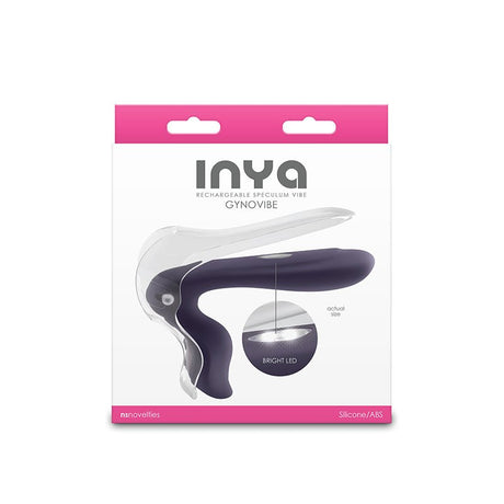 Buy INYA GynoVibe - Grey USB Rechargeable Speculum Vibrator – Naughtyhut NZ sex toys online. Discreet delivery & top brands.
