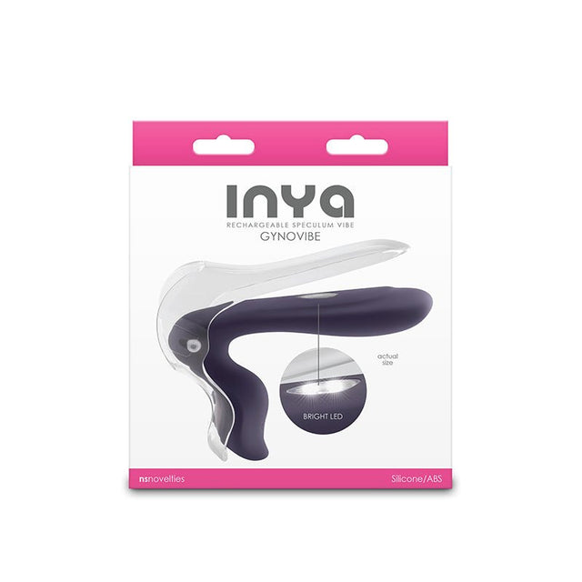 Buy INYA GynoVibe - Grey USB Rechargeable Speculum Vibrator – Naughtyhut NZ sex toys online. Discreet delivery & top brands.