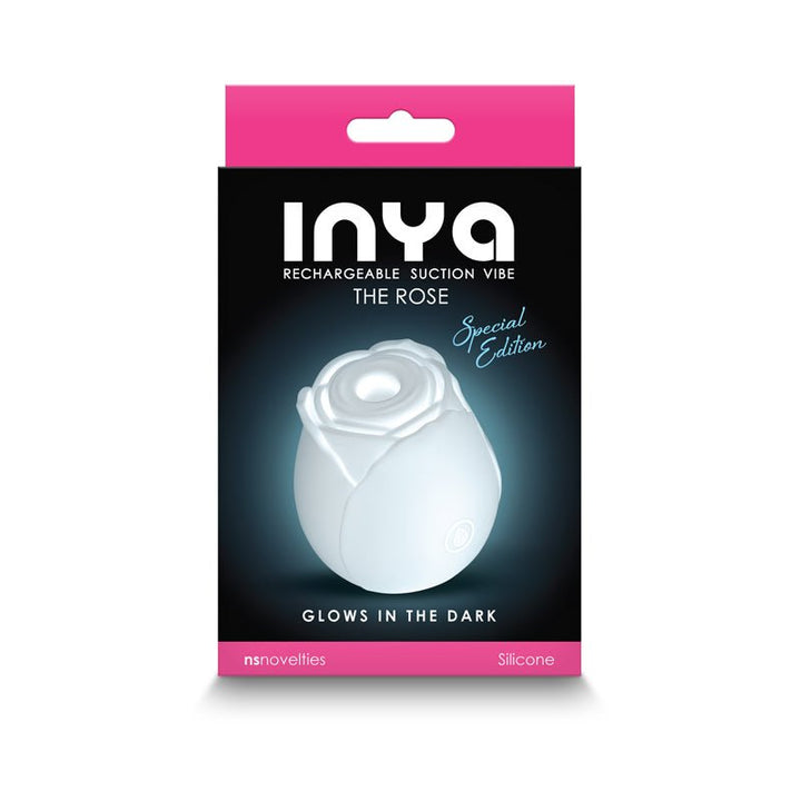 INYA The Rose - Glow - Glow In The Dark Clitoral Air Pulsation Stimulator – Sex toys NZ by Naughtyhut. Discreet delivery nationwide.