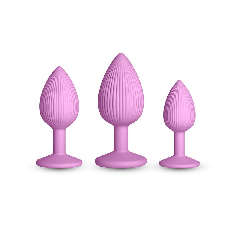 INYA Triple Ace Kit - Blush - Pink Butt Plugs - Set of 3 Sizes – Sex toys NZ by Naughtyhut. Discreet delivery nationwide.
