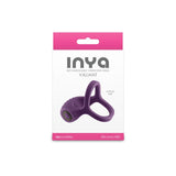 Buy INYA Valiant - Berry - Purple USB Rechargeable Vibrating Cock Ring – Naughtyhut NZ sex toys online. Discreet delivery & top brands.
