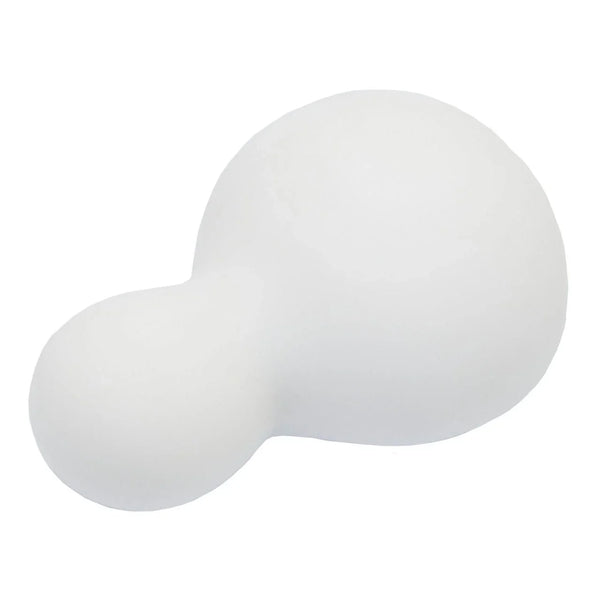 Iroha Yuki White, soft snowman-shaped double-bulb massager
