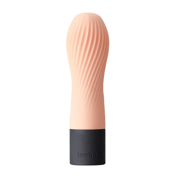 Iroha Zen in Hanacha Pink, ribbed tea-whisk column with black base