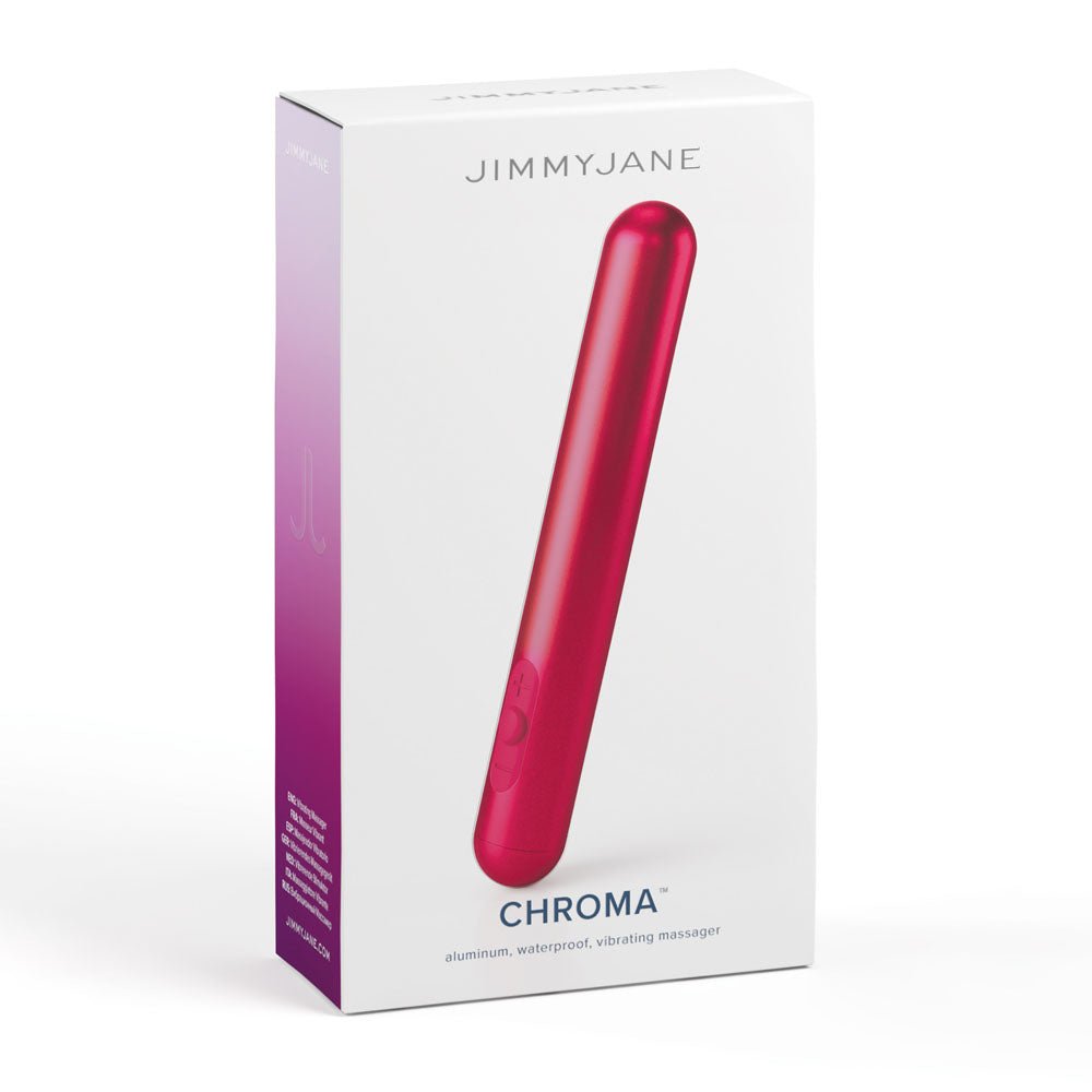 Buy JimmyJane Chroma - Pink - Pink 14 cm USB Rechargeable Bullet – Naughtyhut NZ sex toys online. Discreet delivery & top brands.