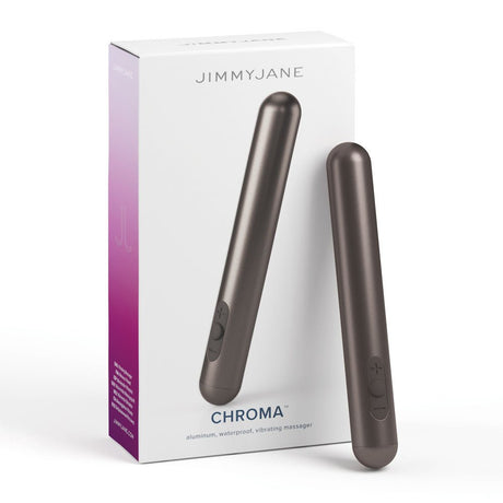 Buy JimmyJane Chroma - Space Grey - Grey 14 cm USB Rechargeable Bullet – Naughtyhut NZ sex toys online. Discreet delivery & top brands.