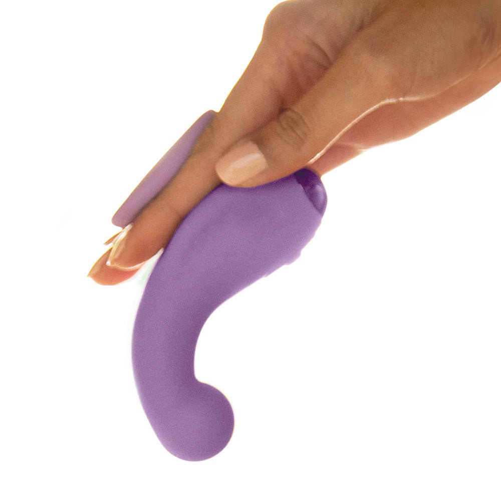 JimmyJane Curved Gripp - Purple USB Rechargeable Finger Stimulator – Sex toys NZ by Naughtyhut. Discreet delivery nationwide.
