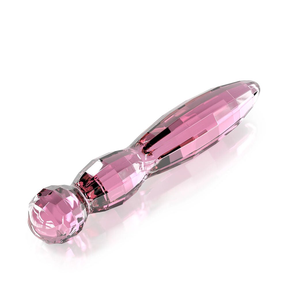 Buy JimmyJane Dillenia Cissus - Clear Pink Glass 19.5 cm Dildo – Naughtyhut NZ sex toys online. Discreet delivery & top brands.