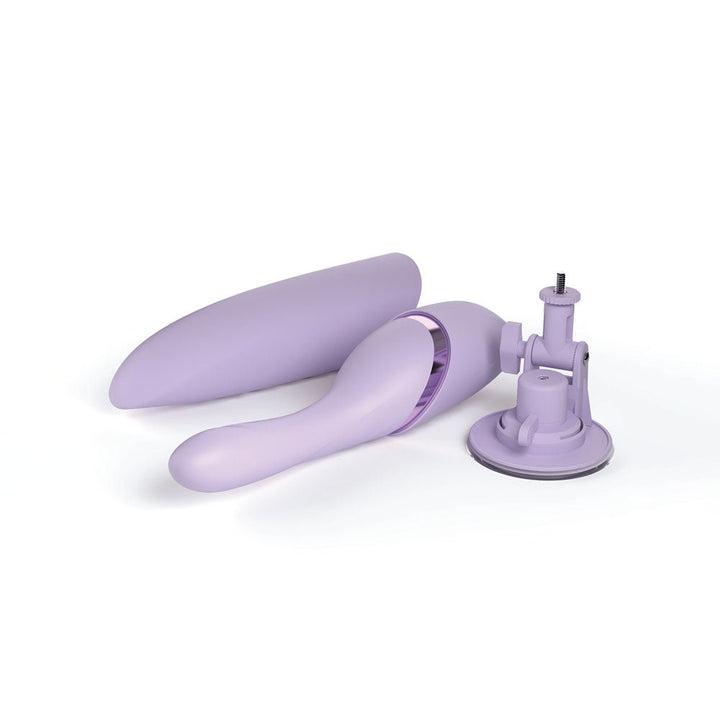 JimmyJane Hello Bang - Purple 27 cm USB Rechargeable Warming & Thrusting Vibrator – Sex toys NZ by Naughtyhut. Discreet delivery nationwide.
