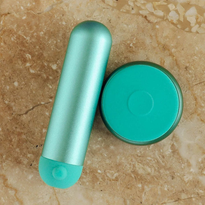 JimmyJane Mini Chroma - Teal - Teal 7.8 cm USB Rechargeable Bullet with Wireless Remote – Sex toys NZ by Naughtyhut. Discreet delivery nationwide.