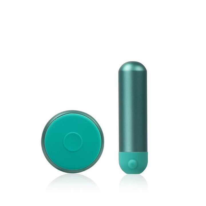 JimmyJane Mini Chroma - Teal - Teal 7.8 cm USB Rechargeable Bullet with Wireless Remote – Sex toys NZ by Naughtyhut. Discreet delivery nationwide.