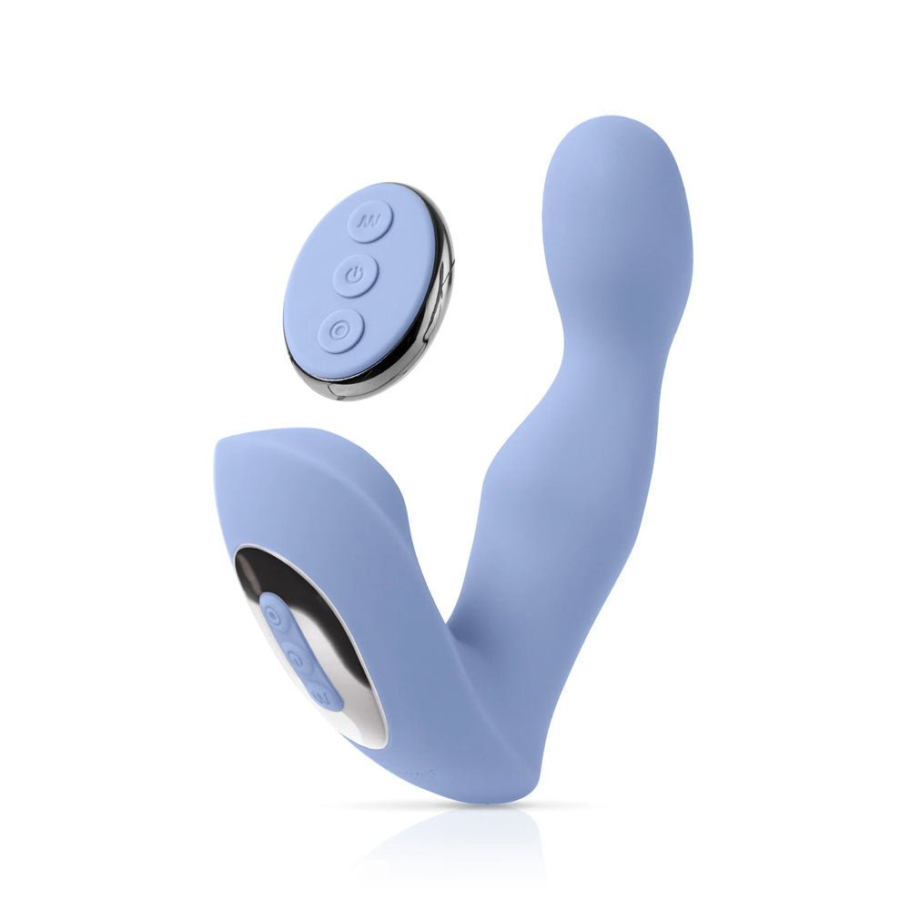 JimmyJane Pulsus P - Spot - Blue USB Rechargeable Prostate Massager with Remote – Sex toys NZ by Naughtyhut. Discreet delivery nationwide.