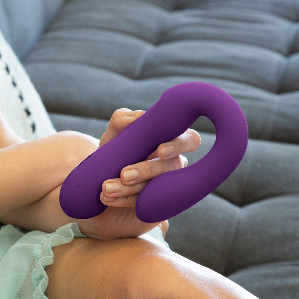 JimmyJane Reflexx Rabbit 1 - Purple USB Rechargeable Dual Vibrator – Sex toys NZ by Naughtyhut. Discreet delivery nationwide.