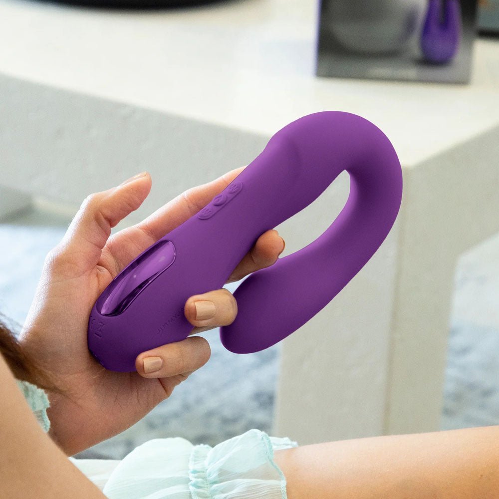 JimmyJane Reflexx Rabbit 1 - Purple USB Rechargeable Dual Vibrator – Sex toys NZ by Naughtyhut. Discreet delivery nationwide.