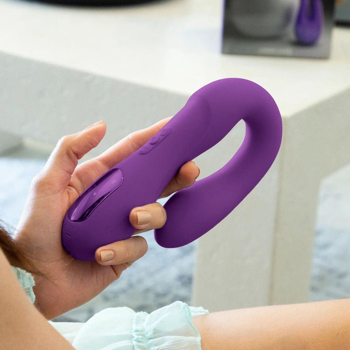 JimmyJane Reflexx Rabbit 1 - Purple USB Rechargeable Dual Vibrator – Sex toys NZ by Naughtyhut. Discreet delivery nationwide.
