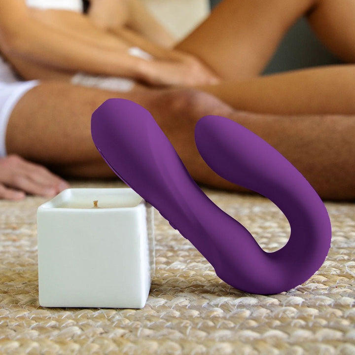 JimmyJane Reflexx Rabbit 1 - Purple USB Rechargeable Dual Vibrator – Sex toys NZ by Naughtyhut. Discreet delivery nationwide.