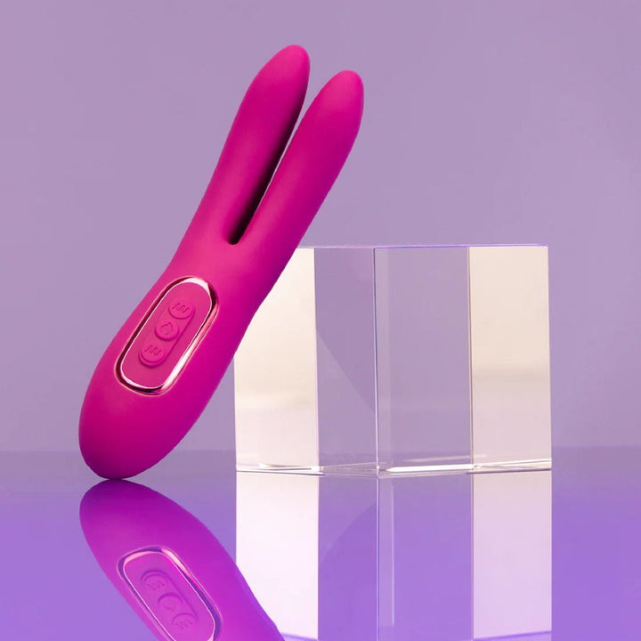 JimmyJane Solis Ascend 2 PRO - Purple 16 cm USB Rechargeable Dual Tip Stimulator – Sex toys NZ by Naughtyhut. Discreet delivery nationwide.