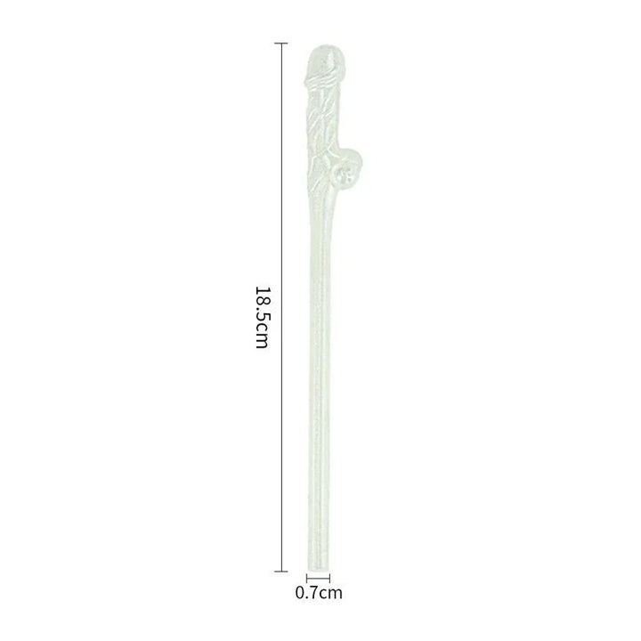 Willy straw measurements: 18.5 cm long and 0.7 cm across the tube