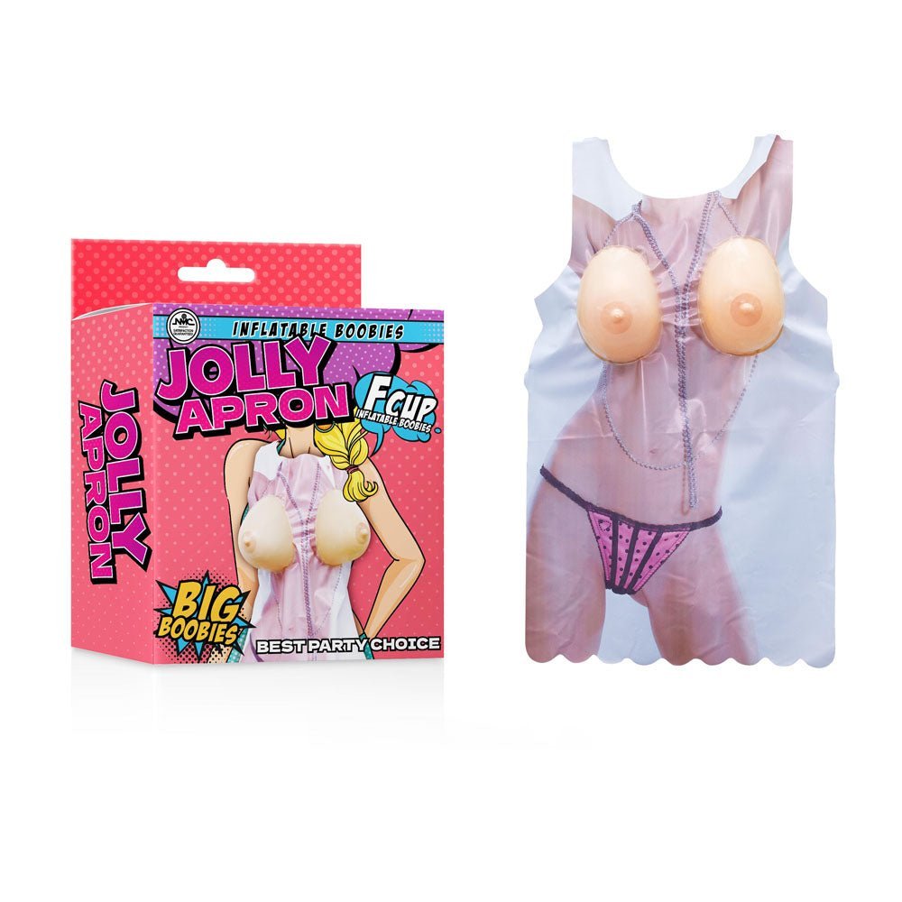 Jolly Apron - Big Boobies - Novelty Booby Apron – Sex toys NZ by Naughtyhut. Discreet delivery nationwide.