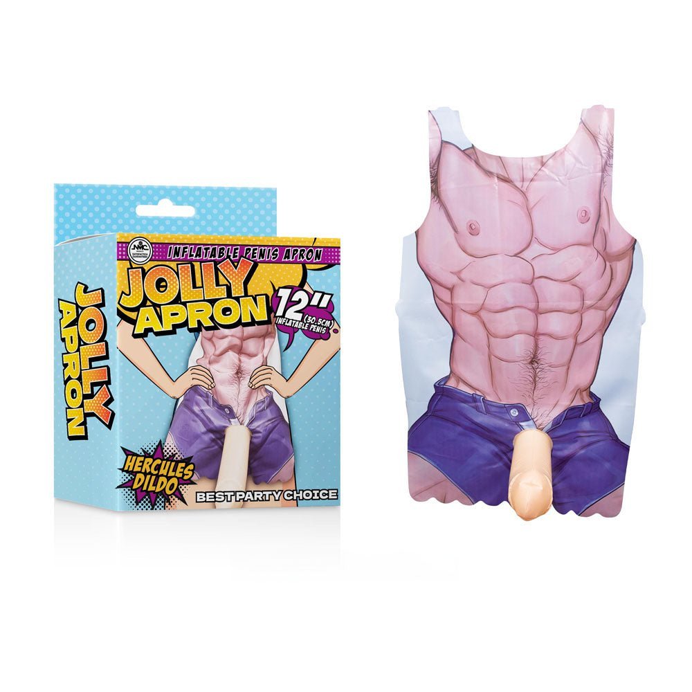 Jolly Apron - Hercules Dildo - Novelty Big Dildo Apron – Sex toys NZ by Naughtyhut. Discreet delivery nationwide.