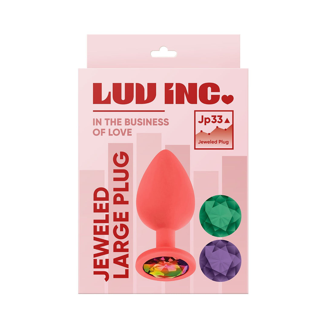 Jp31: JEWELED PLUG W/ 3 STONES – Sex toys NZ by Naughtyhut. Discreet delivery nationwide.