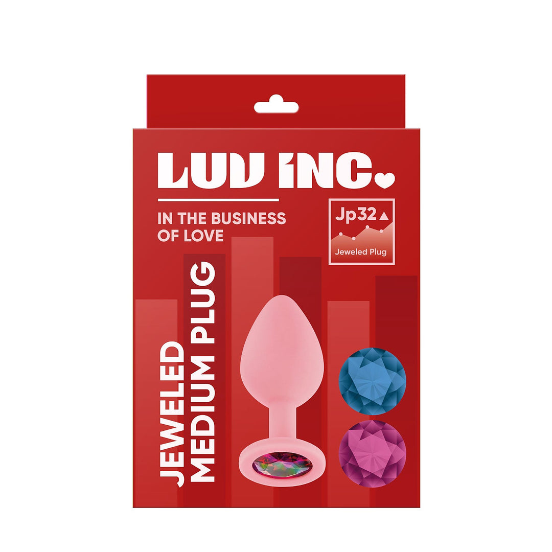 Jp31: JEWELED PLUG W/ 3 STONES – Sex toys NZ by Naughtyhut. Discreet delivery nationwide.