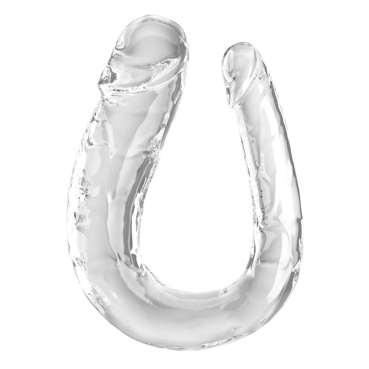 King Cock Clear Large Double Trouble - Clear Large Double Penetration Dong – Sex toys NZ by Naughtyhut. Discreet delivery nationwide.