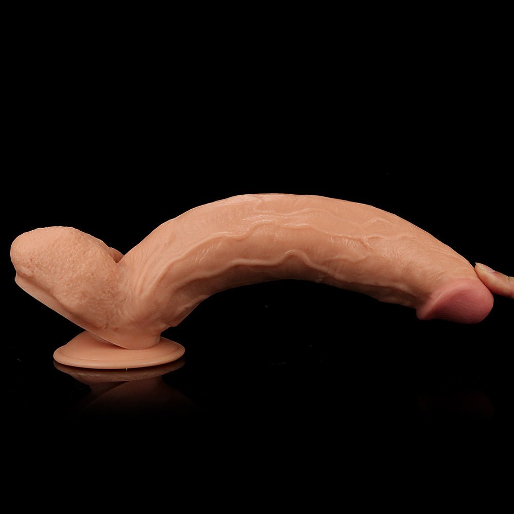 King Size 11'' Realistic Dildo - Flesh 29.5 cm Dong – Sex toys NZ by Naughtyhut. Discreet delivery nationwide.