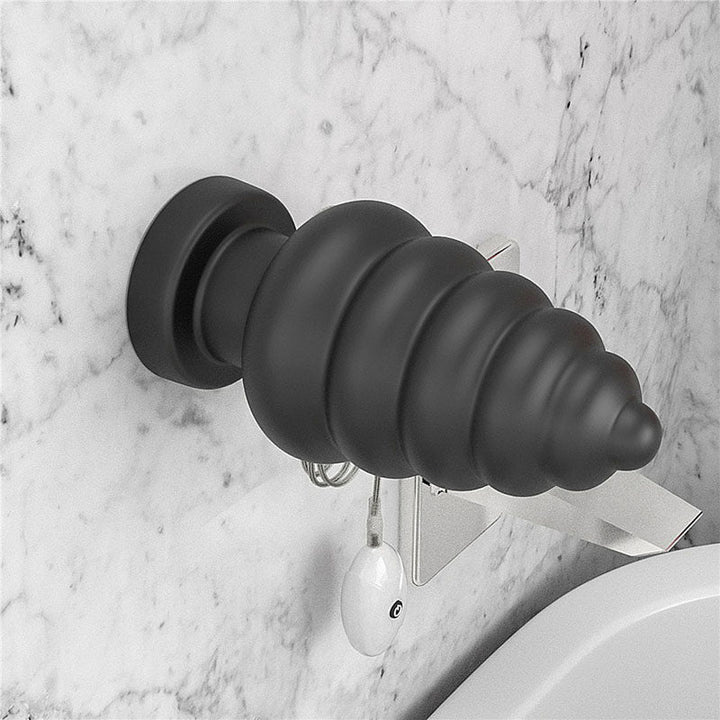 King Sized 7'' Vibrating Anal Cracker - Black 17.8 cm XL Vibrating Butt Plug – Sex toys NZ by Naughtyhut. Discreet delivery nationwide.